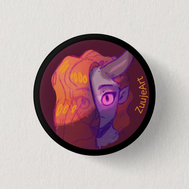 Bóton Redondo 2.54cm Girl, anime,  (Frente)