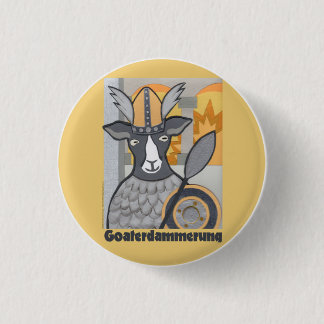 Bóton Redondo 2.54cm Goaterdammerung: Crepúsculo das cabras