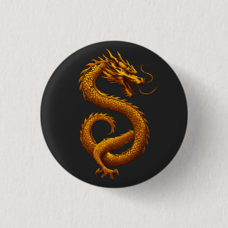 Bóton Redondo 2.54cm Golden Dragon