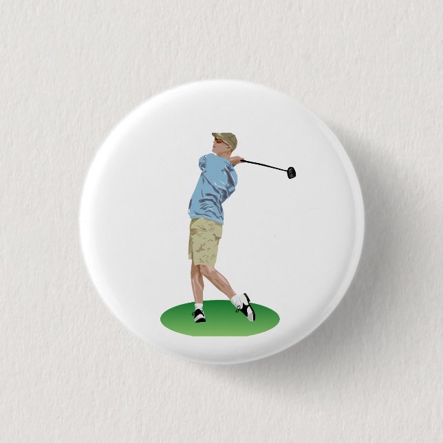 Bóton Redondo 2.54cm Golf Drive (Frente)