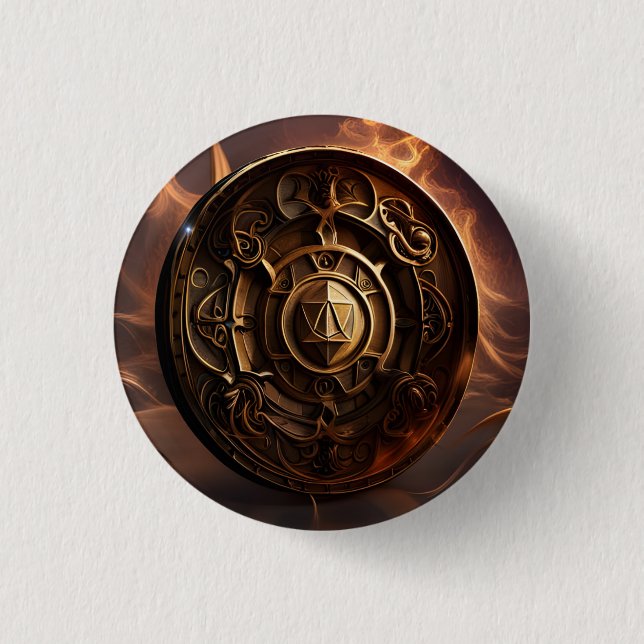 Bóton Redondo 2.54cm Gorby Token: 1 Bardo Buck (Frente)