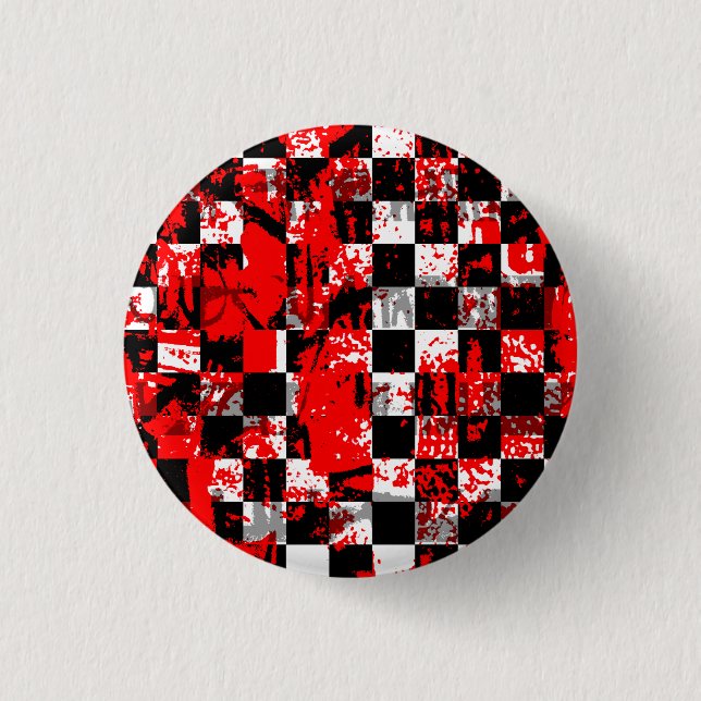 Bóton Redondo 2.54cm Gráfico de Tabuleiro de Verificação do Separador d (Frente)