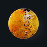 Bóton Redondo 2.54cm Gustav Klimt Adele Bloch-Bauer Vintage Art Nouveau<br><div class="desc">Gustav Klimt Retrato de Adele Bloch-Bauer I Art Nouveau Pintura Retrato de Adele Bloch-Bauer I é uma pintura de 1907 de Gustav Klimt. O primeiro de dois retratos Klimt pintado de Bloch-Bauer, foi chamado de trabalho final e mais representativo de sua fase de ouro. Essa pintura, que demorou três anos...</div>