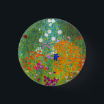 Bóton Redondo 2.54cm Gustav Klimt Bauerngarten Fllower Garden Fine Art<br><div class="desc">Gustav Klimt Bauerngarten Flor Garden Botão de Arte Fino</div>
