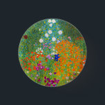 Bóton Redondo 2.54cm Gustav Klimt Bauerngarten Fllower Garden Fine Art<br><div class="desc">Gustav Klimt Bauerngarten Flor Garden Botão de Arte Fino</div>