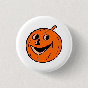 Bóton Redondo 2.54cm Halloween Pumpkin