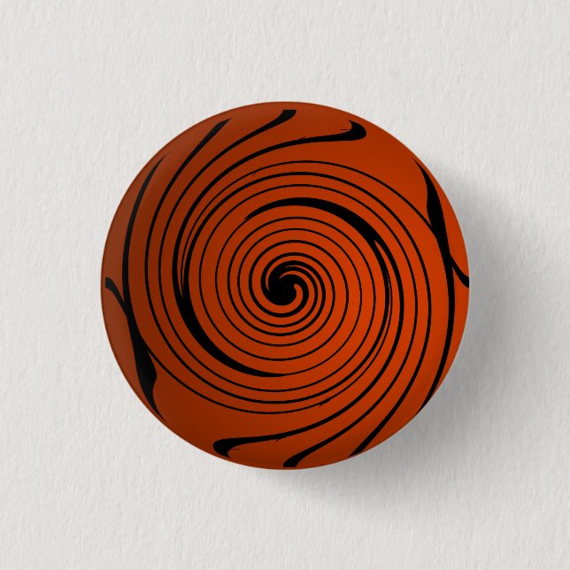Bóton Redondo 2.54cm Halloween Spiral (Frente)