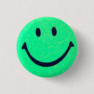 Bóton Redondo 2.54cm Happy face face smiling - Happiness -