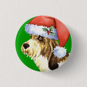 Bóton Redondo 2.54cm Happy Howliday PBGV
