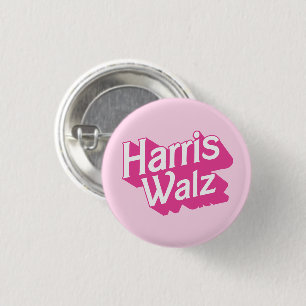Bóton Redondo 2.54cm Harris Walz Pink