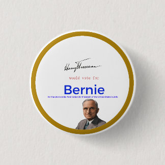 Bóton Redondo 2.54cm Harry S Truman para máquinas de lixar de Bernie