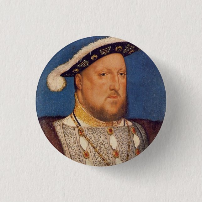 Bóton Redondo 2.54cm Henry VIII (Frente)