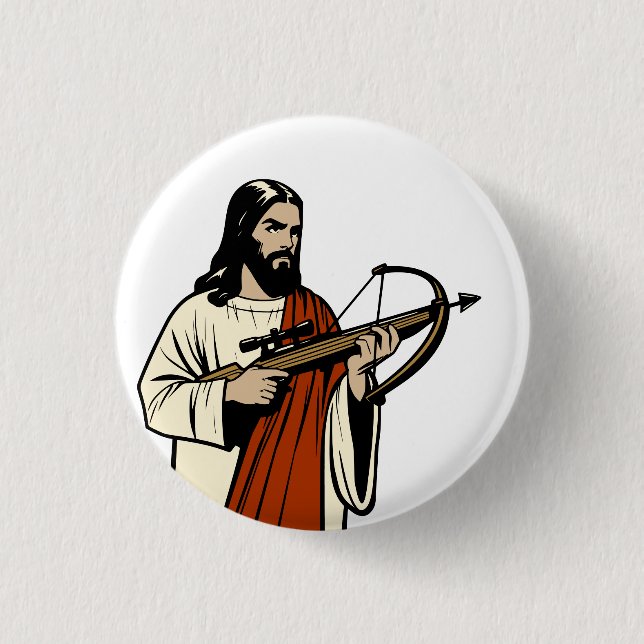 Bóton Redondo 2.54cm He's Back (Frente)