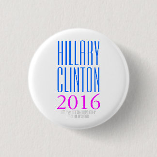 Bóton Redondo 2.54cm HILLARY CLINTON 2016 por HillaryClinton4u
