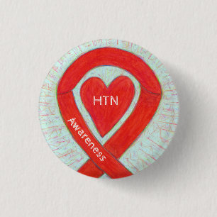 Bóton Redondo 2.54cm Hipertensão (HTN) Sensibilização Pino da Fita d