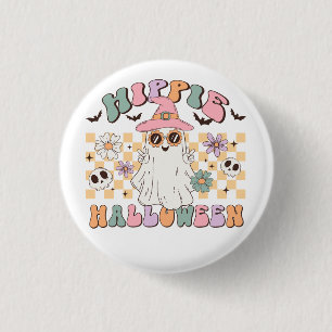 Bóton Redondo 2.54cm Hippie Halloween