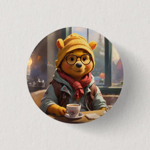 Bóton Redondo 2.54cm Hipster Winnie the Pooh 1