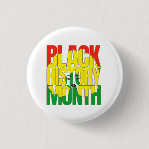 BÓTON REDONDO 2.54CM HISTÓRIA NEGRA MÊS 2024