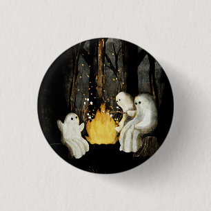 Bóton Redondo 2.54cm Histórias fantasma