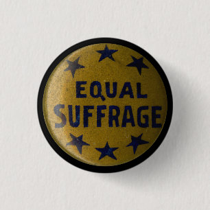 Bóton Redondo 2.54cm Historic Suffrage Pin Commemorative button