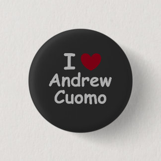 Bóton Redondo 2.54cm I Love Andrew Cuomo