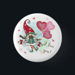 Bóton Redondo 2.54cm I love you  Button<br><div class="desc">Anytime is a good time to tell someone "I love you" Zazzle makes it easy and fun to customize items for yourself or gifts! Just click on Personalize or Customize this for a selection of the fields you are able to customize. Add text, change background colors. Have fun making your...</div>