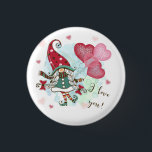 Bóton Redondo 2.54cm I love you  Button<br><div class="desc">Anytime is a good time to tell someone "I love you" Zazzle makes it easy and fun to customize items for yourself or gifts! Just click on Personalize or Customize this for a selection of the fields you are able to customize. Add text, change background colors. Have fun making your...</div>
