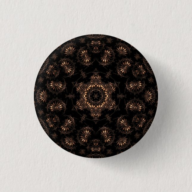 Bóton Redondo 2.54cm Idade do Bronze Mandala (Frente)