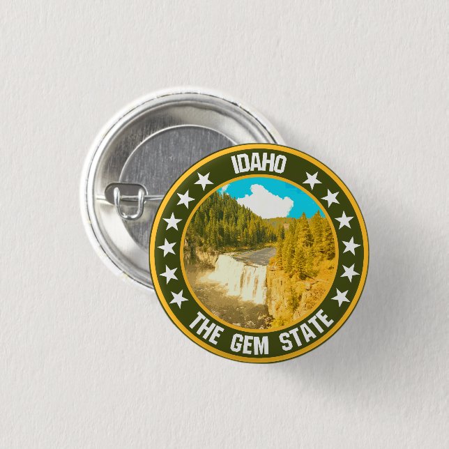 Bóton Redondo 2.54cm Idaho (Frente & Verso)