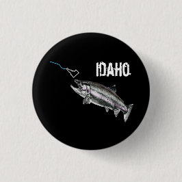 BÓTON REDONDO 2.54CM IDAHO STEELHEAD - AQUI PESCA PESCADA - IDAHO BRILH