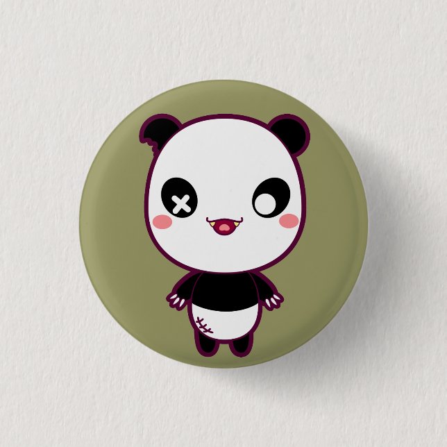 Bóton Redondo 2.54cm Ijimekko a panda da intimidação (Frente)