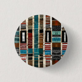 Bóton Redondo 2.54cm Ilha Caribe Africana de Luxo sofisticada