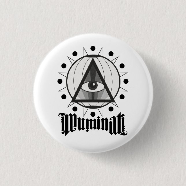 Bóton Redondo 2.54cm Illuminati (Frente)