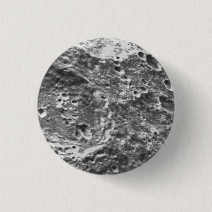 Bóton Redondo 2.54cm Imagem lunar de Missão Artemis 1