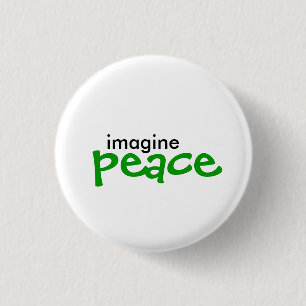 Bóton Redondo 2.54cm imagine, paz