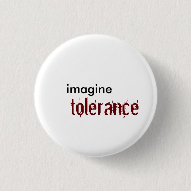 Bóton Redondo 2.54cm imagine, tolerância (Frente)