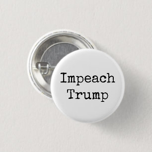 Bóton Redondo 2.54cm "Impeach Trump"