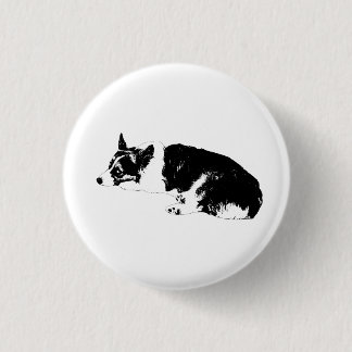 Bóton Redondo 2.54cm Insígnia da Linha Corgi
