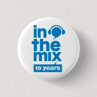 Bóton Redondo 2.54cm inthemix 10 anos de botões