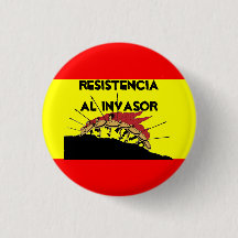 Invasor do al de Resistencia da bandeira da