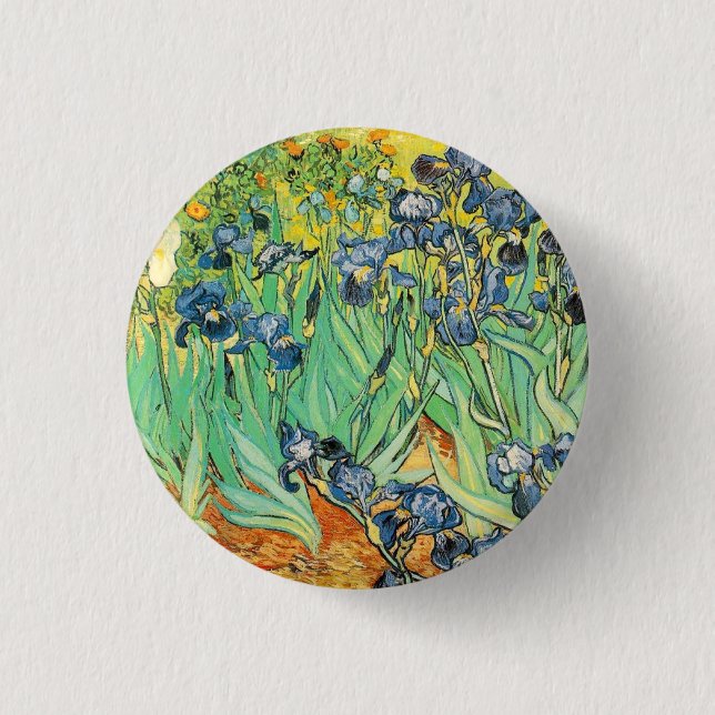 Bóton Redondo 2.54cm Irlandeses - Van Gogh - c1889 (Frente)
