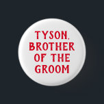 BÓTON REDONDO 2.54CM IRMÃO DO CRACHÁ DE CASAMENTO<br><div class="desc">IRMÃO DO CRACHÁ DE CASAMENTO OU DE FESTA OU RECEPÇÃO DE CASAMENTO, DE JANTO REHERSAL, DE SOLTEIRO OU DE BACHELORETTE, FÁCIL DE EDITAR</div>