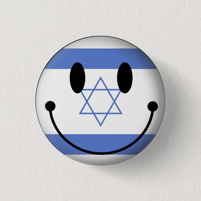 Bóton Redondo 2.54cm Israel (Frente)
