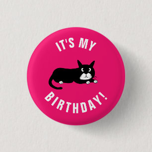 Bóton Redondo 2.54cm It's my Birthday!