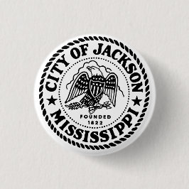 Bóton Redondo 2.54cm Jackson Mississippi