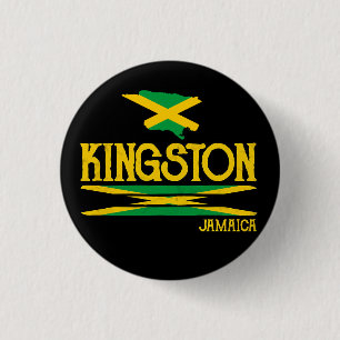 Bóton Redondo 2.54cm Jamaica Orud Jamaicanos Rasta Reggae Kingston