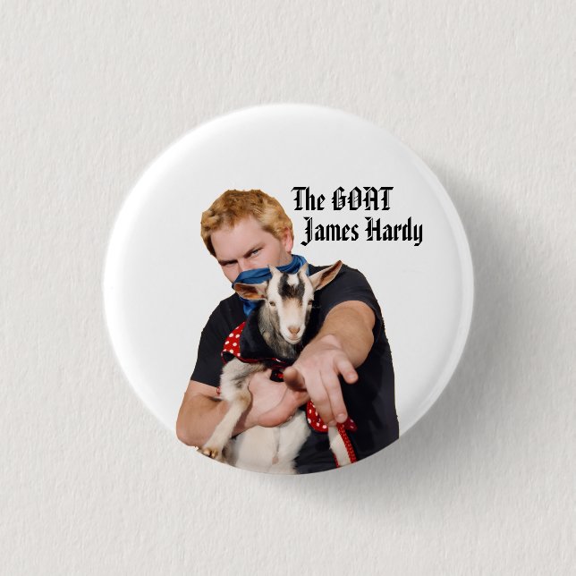 Bóton Redondo 2.54cm James Hardy Button (Frente)