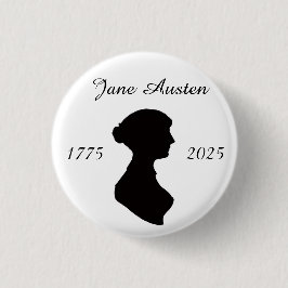 Bóton Redondo 2.54cm Jane Austen aos 250
