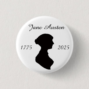 Bóton Redondo 2.54cm Jane Austen aos 250
