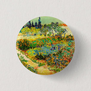 Bóton Redondo 2.54cm Jardim Vincent Van Gogh em Arles